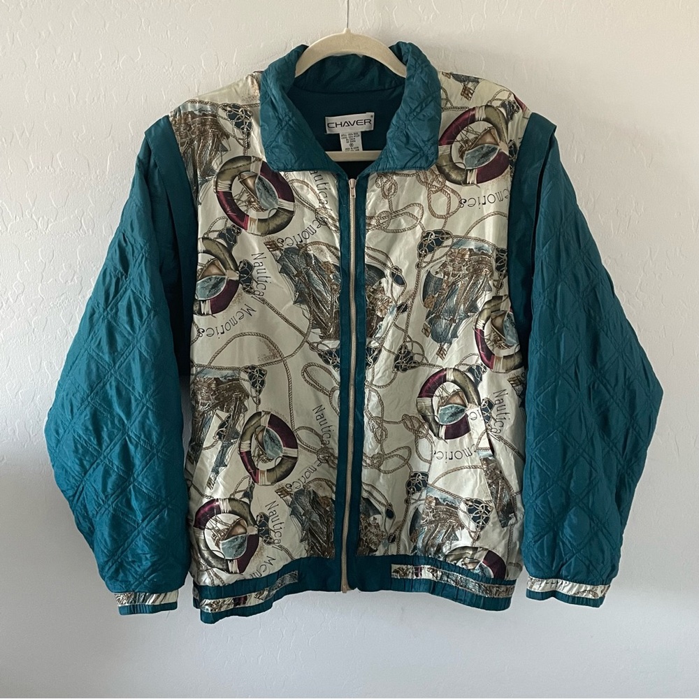 Vintage Chaver Nautical Memories Windbreaker